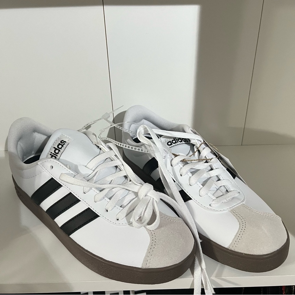 Adidas White and Black Sneakers